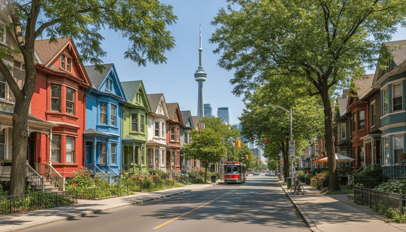 Residential buildings in Toronto